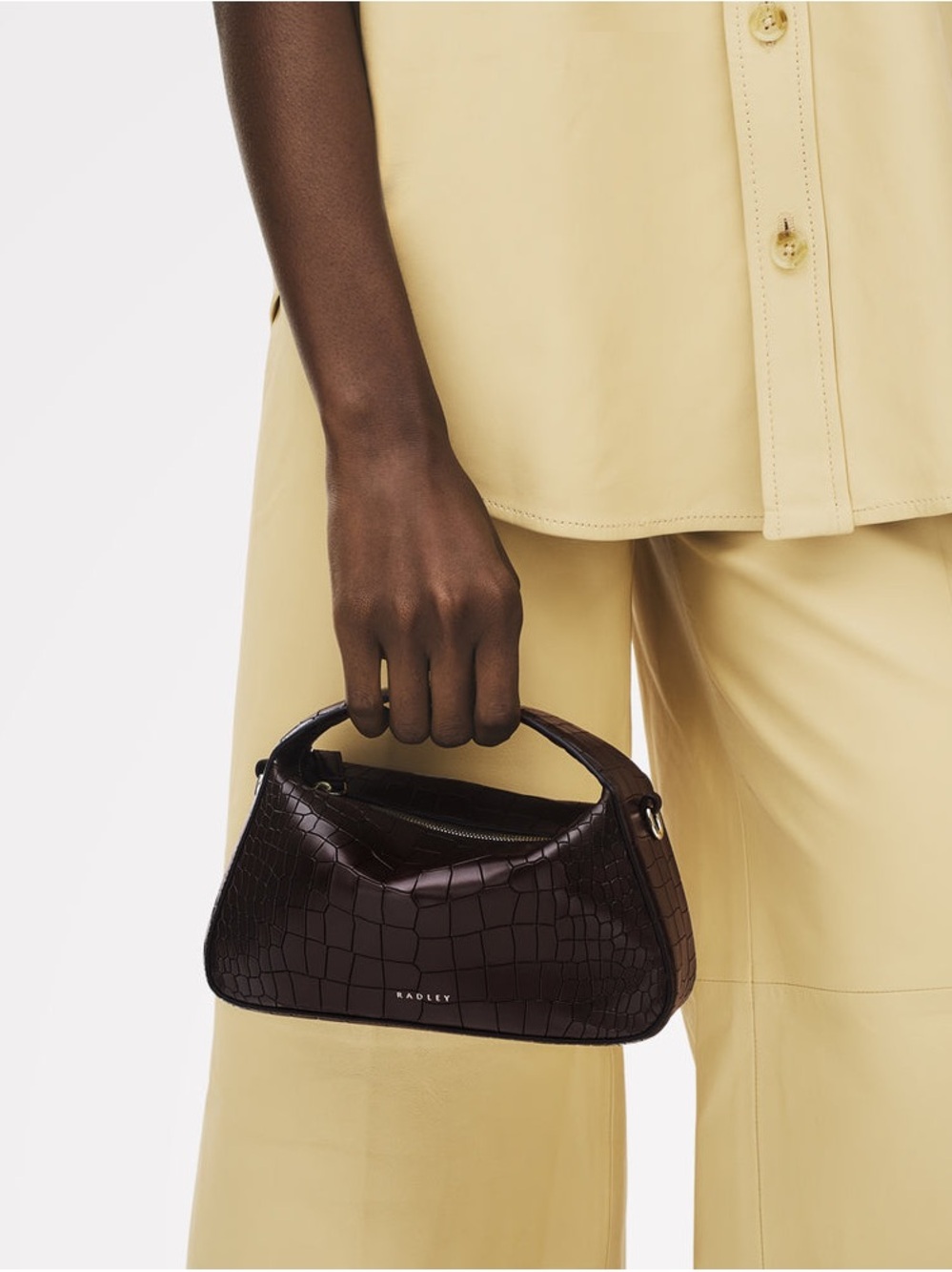 NWT De Beauville Dark Oak Mini Bag by Radley London